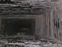 Creosote in fireplace